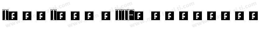 TrueType (TTF) 字体字体转换